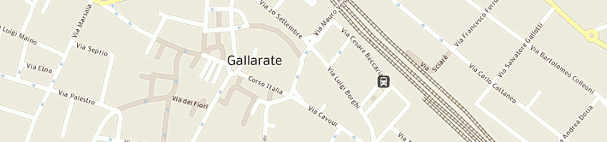 Mappa della impresa l'isola felice di cappato daniela a GALLARATE