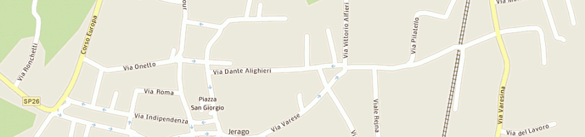 Mappa della impresa caruggi gugliemo di luigi ed enrico snc a JERAGO CON ORAGO