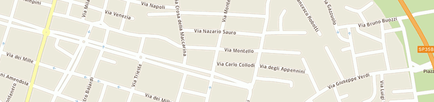 Mappa della impresa studio associato geologia ingegneria sagi a NOVI LIGURE