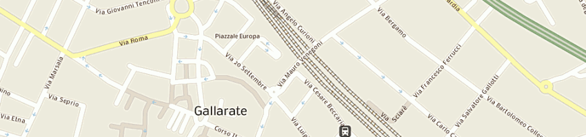 Mappa della impresa pagani renata a GALLARATE
