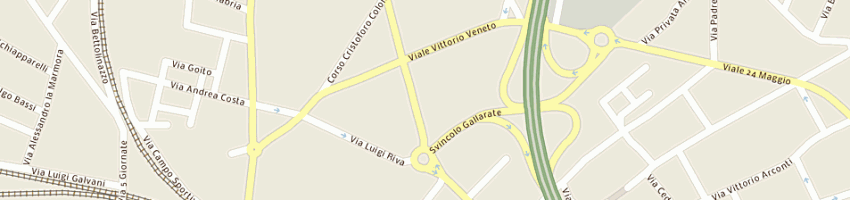 Mappa della impresa action point di canal andrea a GALLARATE