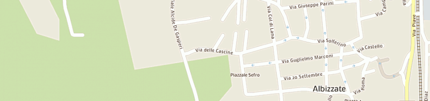 Mappa della impresa bianchi aldo a ALBIZZATE