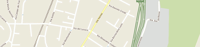 Mappa della impresa stazione di servizio esso di rocco cristiano a GALLARATE