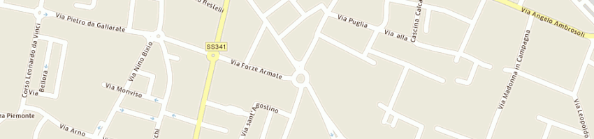 Mappa della impresa delta-e sas a GALLARATE