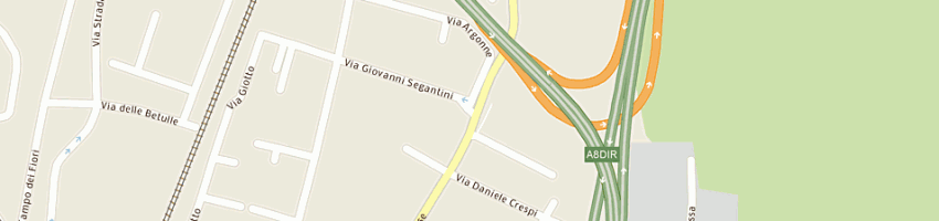 Mappa della impresa d e d styles snc a GALLARATE