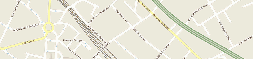 Mappa della impresa confezioni primula di trotta aurora a GALLARATE