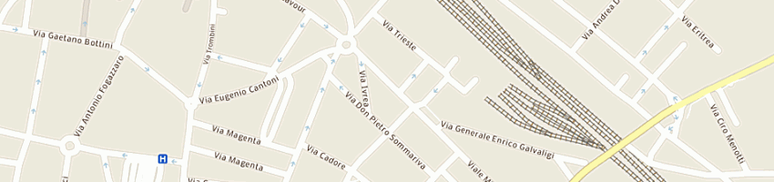 Mappa della impresa air pullman viaggi spa a GALLARATE