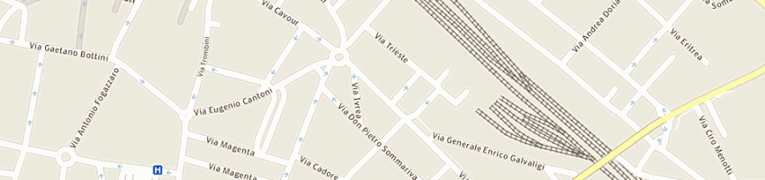 Mappa della impresa la locanda srl a GALLARATE