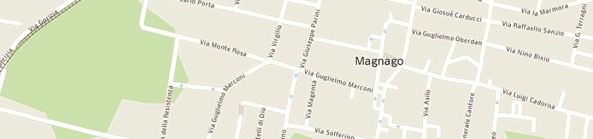 Mappa della impresa misci mario a MAGNAGO