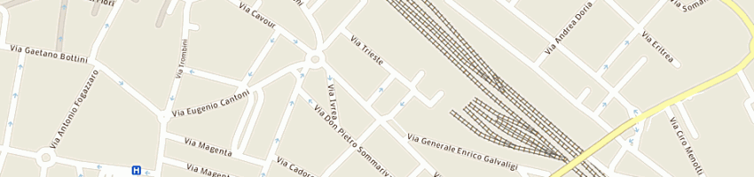 Mappa della impresa raas srl a GALLARATE