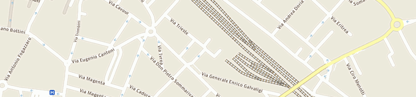 Mappa della impresa grandoni viaggi srl a GALLARATE