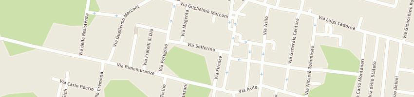 Mappa della impresa tessitura giannoni spa a MAGNAGO