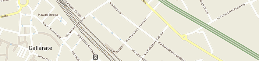 Mappa della impresa arienti e c di vittorio arienti sas a GALLARATE