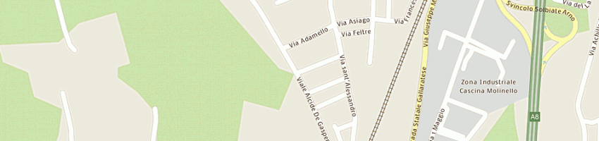 Mappa della impresa arturi renato antonio a ALBIZZATE