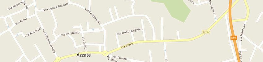Mappa della impresa luini davide a AZZATE