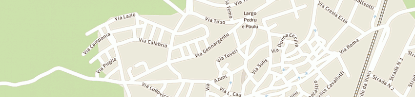 Mappa della impresa porcu antonio giuseppe a BORORE