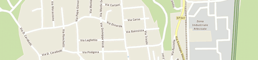 Mappa della impresa lamberti (spa) a ALBIZZATE
