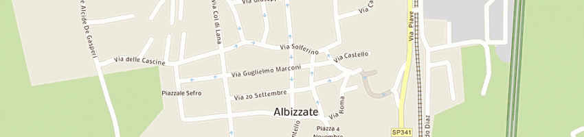 Mappa della impresa lo sfizio di corradin carlo a ALBIZZATE