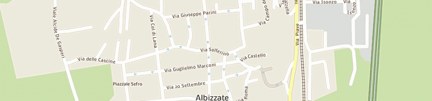 Mappa della impresa villa di villa luciano e c a ALBIZZATE