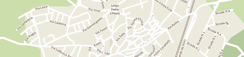 Mappa della impresa gelli stefano a BORORE