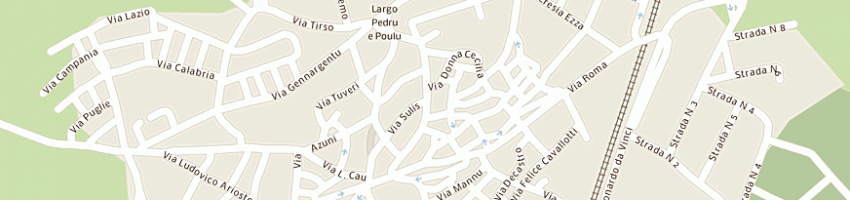 Mappa della impresa pintore luigi a BORORE