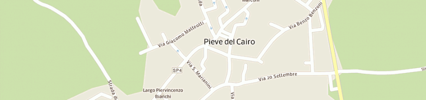 Mappa della impresa albergo del portone a PIEVE DEL CAIRO