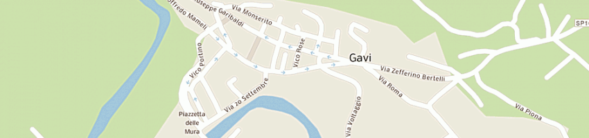 Mappa della impresa bar pasticceria la pieve di ancarani e c sas a GAVI