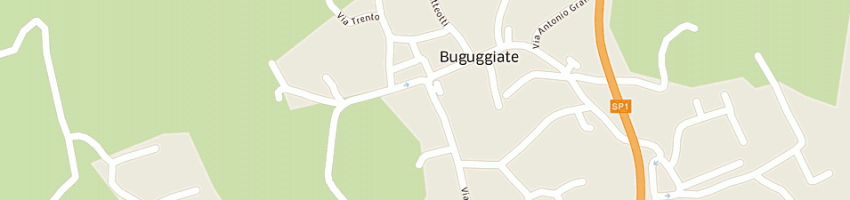 Mappa della impresa bar giardino a BUGUGGIATE
