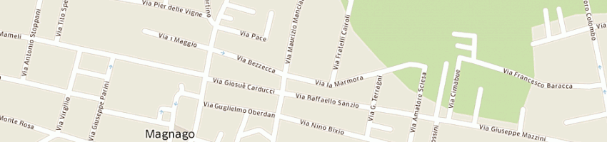 Mappa della impresa scampini pierfranco a MAGNAGO