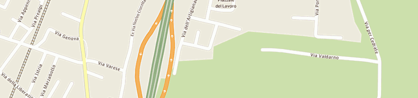 Mappa della impresa comes electro (snc) a CAVARIA CON PREMEZZO