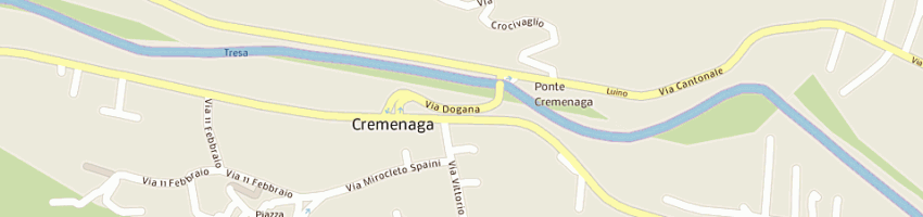 Mappa della impresa polizia a CREMENAGA