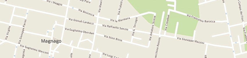 Mappa della impresa allevi defendente a MAGNAGO