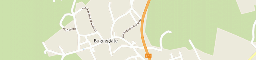 Mappa della impresa comune di buguggiate protezione civile a BUGUGGIATE