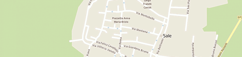 Mappa della impresa piccinini carlo a SALE