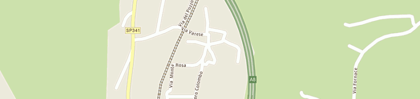 Mappa della impresa circolo familiare a ALBIZZATE