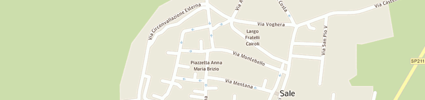 Mappa della impresa farmacia moggio snc a SALE