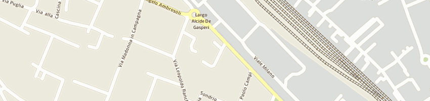 Mappa della impresa durantini sas di loris durantini e c a GALLARATE