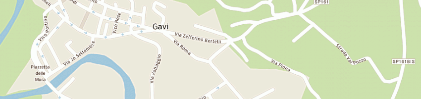 Mappa della impresa sericano dino a GAVI