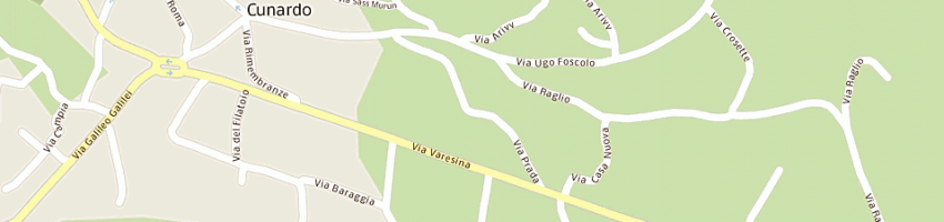 Mappa della impresa autotrasporti piantoni giovanni e c - snc a CUNARDO