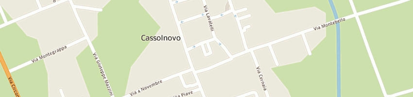 Mappa della impresa ditecc di bugnolo domenico a CASSOLNOVO