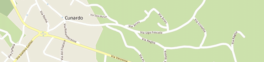 Mappa della impresa ponti angelo e c snc a CUNARDO