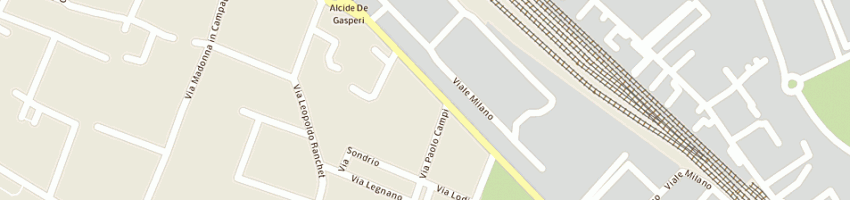 Mappa della impresa gammafil (srl) a GALLARATE
