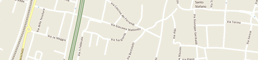 Mappa della impresa apm di andrea migliarini e c sas a CAVARIA CON PREMEZZO