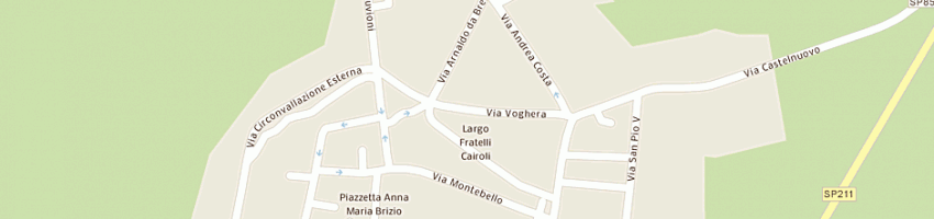 Mappa della impresa baldi renzo di vittorio baldi e c snc in liquidazione a SALE