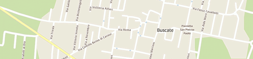 Mappa della impresa versaci in di versaci francesca a BUSCATE