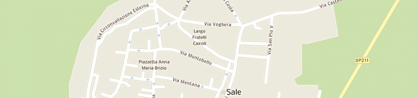 Mappa della impresa cavalli giovanni e figlio (snc) a SALE