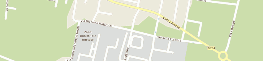 Mappa della impresa stireria magic sas di bianconi christian e c a BUSCATE