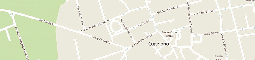 Mappa della impresa enac lombardia - cfp canossa a CUGGIONO
