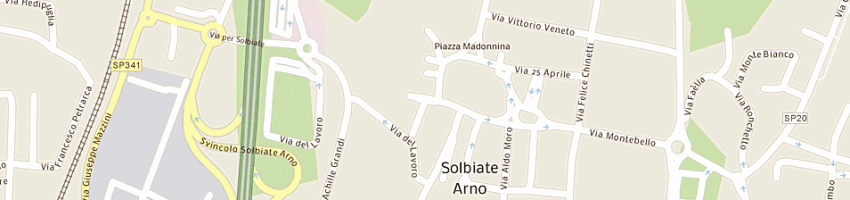 Mappa della impresa 3 gi sas di crespi francesco e c a SOLBIATE ARNO