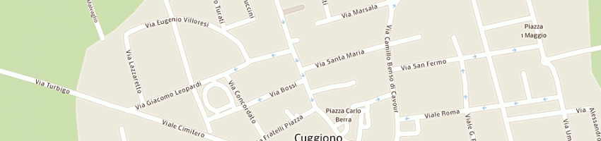 Mappa della impresa pescheria de lio fiorenzo a CUGGIONO